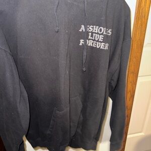 Black ALF Graphic Hoodie